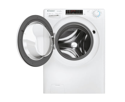Candy Smart Pro Inverter, Lavatrice Carica Frontale 10 KG, 10% più efficente della classe A, 1600 giri, Bianco, Inverter, Vapore, Wi-Fi, CSO 6106TWMC6/1-S